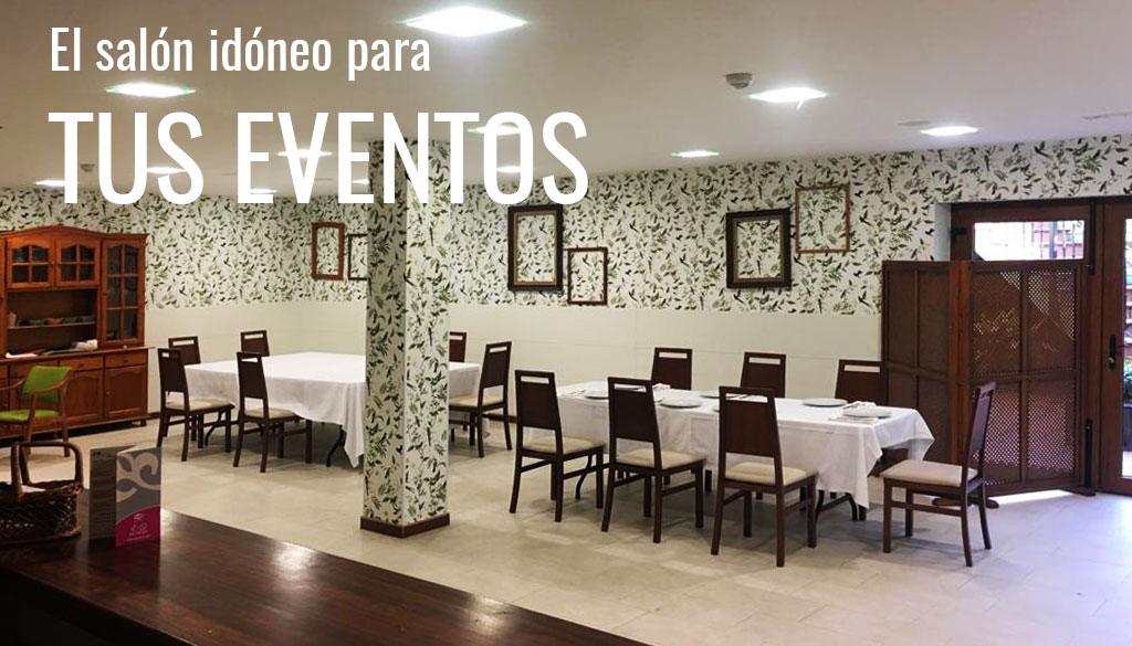 Salón privado para eventos en el Restaurante Cabrojo, Cantabria